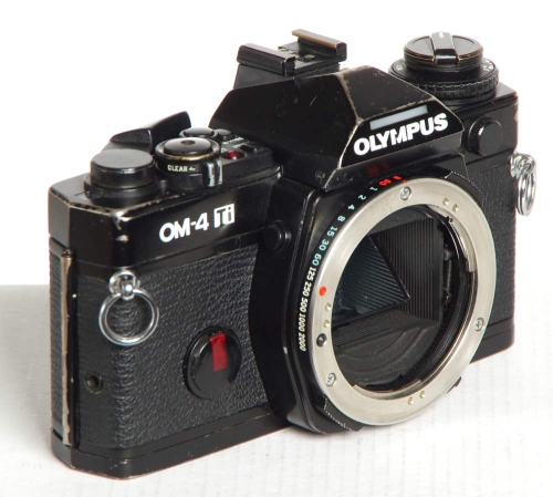 Olympus OM-4 Ti schwarz Gehäuse/Body