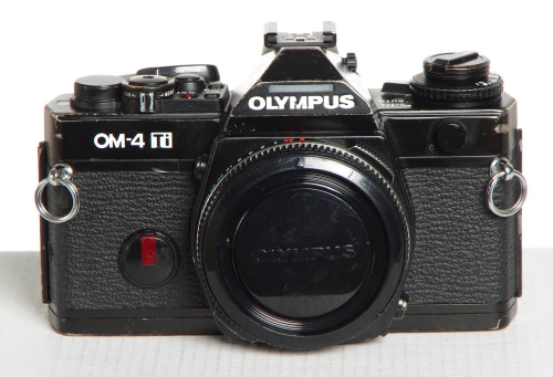 Olympus OM-4 Ti schwarz Gehäuse/Body