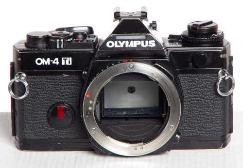 Olympus OM-4 Ti schwarz Gehäuse/Body